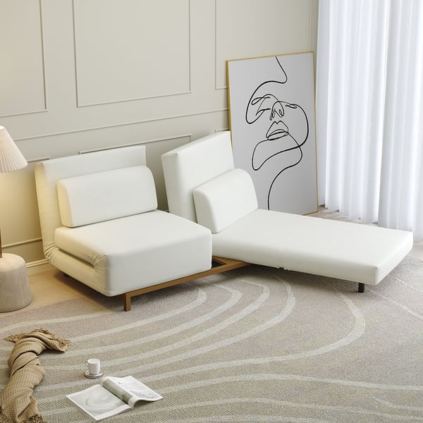 Modern White Full Sleeper Sofa Bed Review